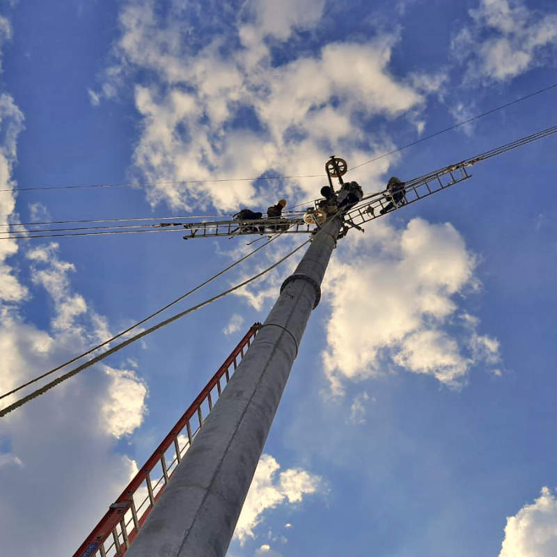 Installing Concrete Pole